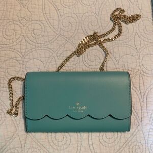 Kate Spade scalloped crossbody/clutch